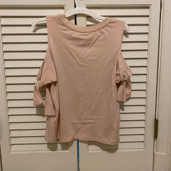 H&M Light Pink Top With Tie Detail - Picture 2 of 4